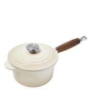 Le Creuset - Signature Kastrull Trähandtag 1,8 L Meringue