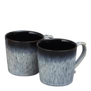 Denby - Halo Mugg med Öra 39 cl 2-pack Blå-svart