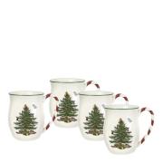 Spode - Christmas Tree Mugg Peppermint 40 cl 4-pack