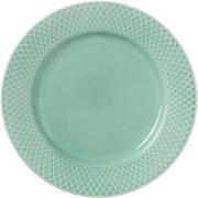 Lyngby Porcelæn - Rhombe Color Tallrik 21 cm Aqua