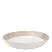 Magnor - Linen Djup tallrik 20 cm Beige