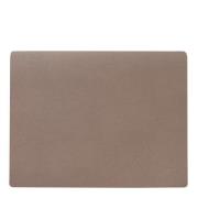 LIND dna - Leather Serene Rectangle Bordstablett 26x34 cm Mole Grey