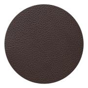 LIND dna - Leather Serene Circle Glasunderlägg 10 cm Hazel