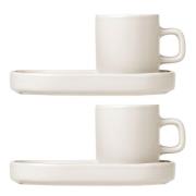 Blomus - Pilar Espressokopp 6 cm 2-pack Moonbeam