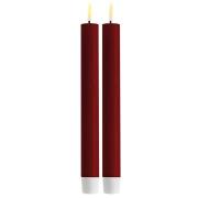 DeluxeHomeart - Kronljus Led 2x24 cm 2-pack Bordeaux