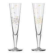 Ritzenhoff - Goldnacht Champagneglas Mix 2-pack Guld