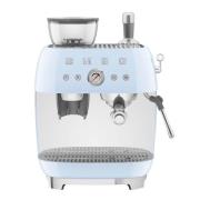 SMEG - Smeg Manuell Kaffemaskin med Kvarn EGF03 Pastellblå