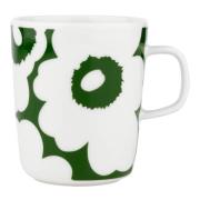 Marimekko - Oiva Unikko Mugg 25 cl Vit/Grön