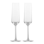 Zwiesel Glas - Pure Champagneglas 21 cl 2-pack Klar