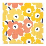 Marimekko - Servett 33x33cm 20-pack Gul Mini Unikko