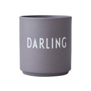 Design Letters - Favourite Mugg Darling 25 cl Dusty Purple