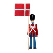 Kay Bojesen Denmark - Figurer Fanbärare 18,5 cm Röd/Blå/Vit