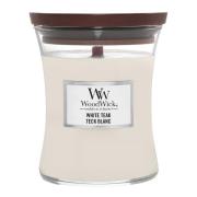 WoodWick - Hourglass doftljus medium white teak