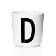 Design Letters - Melamin Mugg D 17,5 cl Vit