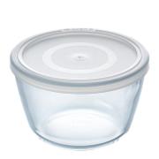 Pyrex - Cook & Freeze Glasskål med Lock 1,1 L Klar