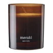 Meraki - Doftljus warm tonka 9,5x8 cm brun