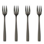 Aida - RAW Cutlery tårtgaffel 4-pack matte black