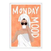 Poster & Frame - ByKammille poster 50x70 cm monday mood