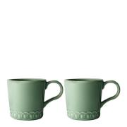 PotteryJo - Tulipa Kopp med Handtag 40 cl 2-pack Verona Green