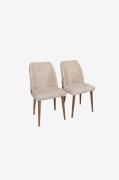 Hanah Home - Set med stolar Nova (2 st.) - Beige - Stolar - Från Homer...