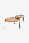 Homitis - Satsbord (2 delar)-John - Brun - Soffbord - Från Homeroom
