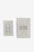 Zelected by Houze - Coffee Table Books Linen set om 2 - Beige - Prydna...