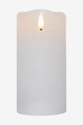 Star Trading - Blockljus Flamme Rustic LED 15 cm - Vit - Ljus - Från H...