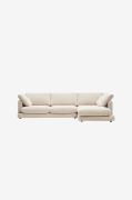 Kave Home - Soffa Gala, 4-sits höger - Beige - 4-sits soffor - Från Ho...