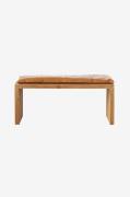 Cinas - Bänk Teak Rib set - Brun - Bänkar - Från Homeroom