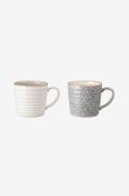 Denby - Mugg Studio Grey 40 cl 2-pack - Grå - Koppar & muggar - Från H...