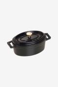 Staub - Gryta La Cocotte oval 11 cm, 0,25 l - Svart - Grytor & kastrul...