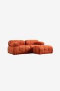 Hanah Home - Hörnsoffa Muffin 3-sits - Orange - Divansoffor - Från Hom...