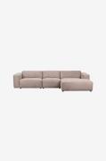 Rowico Home - Soffa Willard, 4-sits med shäslong till Höger - Beige - ...