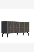 Hanah Home - Skänk Rose - Grå - Skänkar & sideboards - Från Homeroom