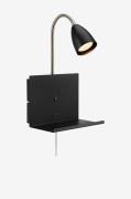 Markslöjd - Vägglampa Cuarto 1L - Svart - Vägglampor - Från Homeroom