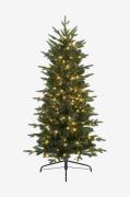NORDFORM - KONSTGJORD JULGRAN MED 200 LED ADAPTER H150CM - Grön - Julp...