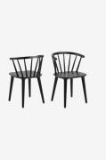 NORDFORM - Ida matstol 2-pack - Svart - Stolar - Från Homeroom