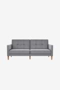 Dorel Home - Soffa 3-sits bäddsoffa Lilly - Grå - 3-sits soffor - Från...