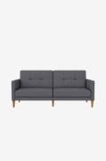 Dorel Home - Soffa 3-sits bäddsoffa Lilly - Grå - 3-sits soffor - Från...