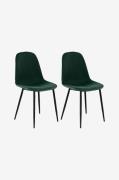 Loft24 - Matstol 2-pack Miller - Grön - Stolar - Från Homeroom