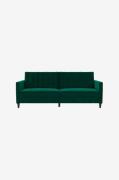 Dorel Home - Bäddsoffa 3-sits Celine - Grön - Bäddsoffor - Från Homero...