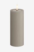 DeluxeHomeart - LED-pelarljus 5x12,5 cm - Beige - Ljus - Från Homeroom