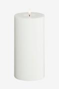 DeluxeHomeart - LED-pelarljus 10x20 cm - Vit - Ljus - Från Homeroom