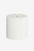 DeluxeHomeart - LED-pelarljus 10x10 cm - Vit - Ljus - Från Homeroom
