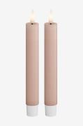 DeluxeHomeart - LED Taper Candle 2,2x15 cm 2 st - Rosa - Ljus - Från H...