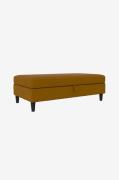 Dorel Home - Ottoman / pall Hartford - Gul - Fotpallar & puffar - Från...