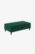Dorel Home - Ottoman med förvaring Presley - Grön - Fotpallar & puffar...