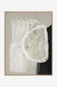 Malerifabrikken - Design Målning / White Stone / 90x120 Cm / Ekram - B...