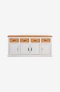 Loft24 - Skänk 4 dörrar 4 lådor Selma - Vit - Skänkar & sideboards - F...