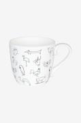Könitz - Mugg Picasso Djur Picasso - Vit - Koppar & muggar - Från Home...